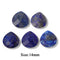 5PCS/lot Lapis Lazuli Stone Pendant Blue Moon Apple Oval Shape Gem Charms For Jewelry Making DIY Necklace Earrings DIY Handmade