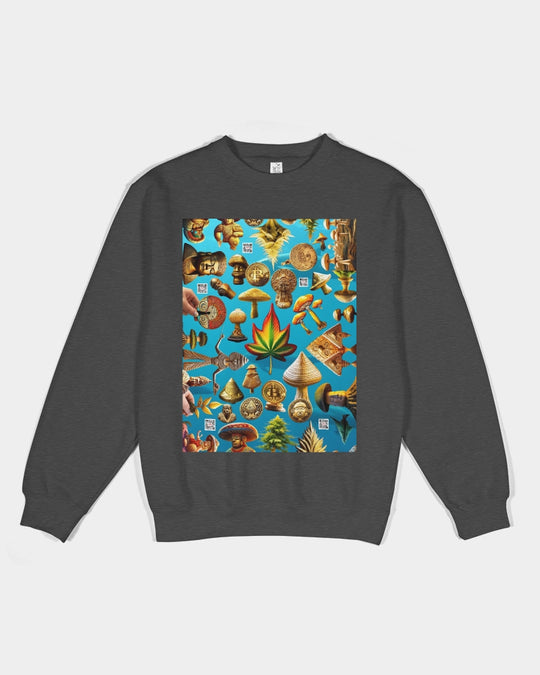 Hybrid Abstrak Unisex Premium Crewneck Sweatshirt | Lane Seven