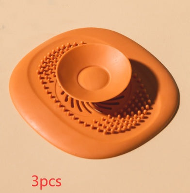 Bathroom Washbasin Drain Hair Catcher Kitchen Sewer Nausea Deodorant Deodorant Cover Seal Insect-proof Sink Floor Drain Cover