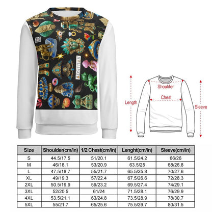 250gsm Round Neck Men's Sweatshirt 4T35 (All-Over Printing)