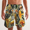 Illustration Abstrak Men's All-Over Print Swim Trunk