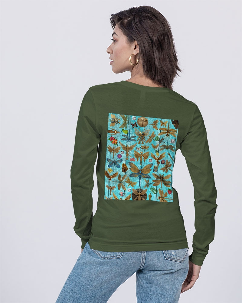 Abstrak dragonfly Unisex Jersey Long Sleeve Tee | Bella + Canvas