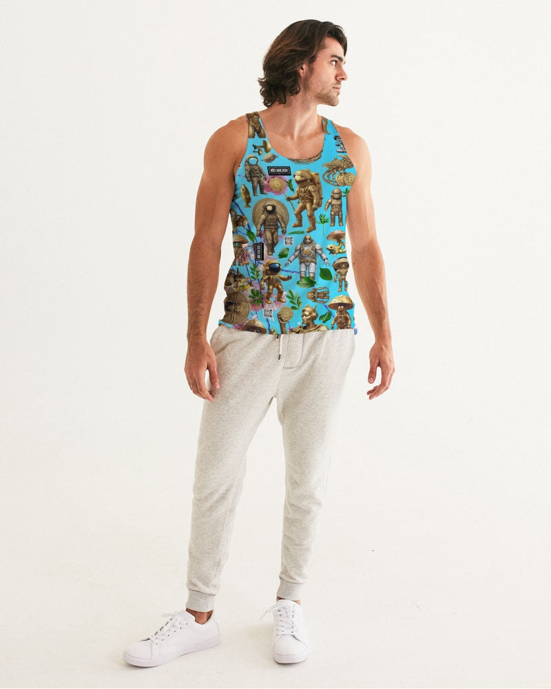 Mushroom Abstak Collection Men's All-Over Print Tank