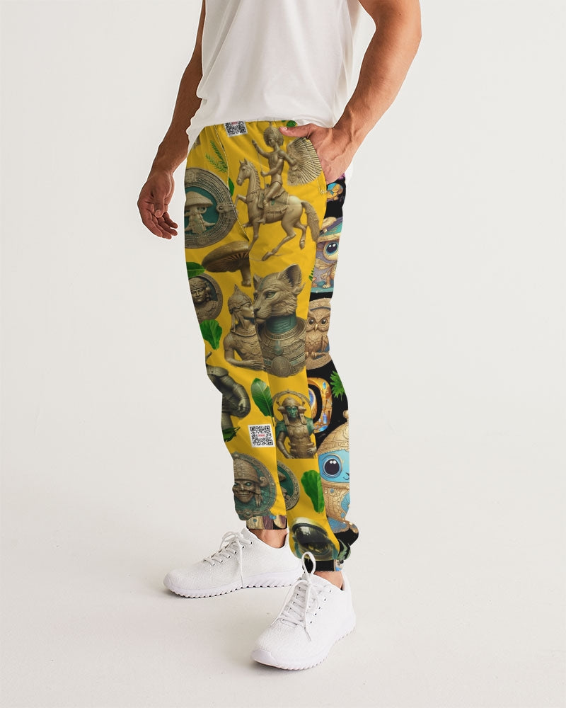 Mushroom Abstak Collection Men's All-Over Print Track Pants