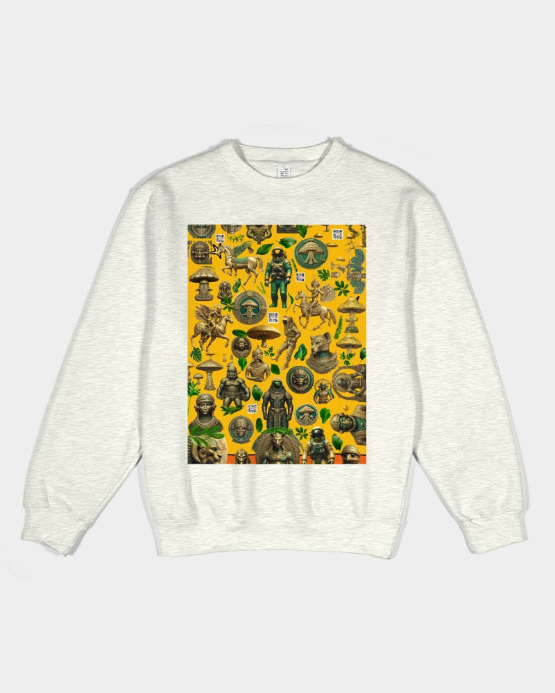 Mushroom Abstak Collection Unisex Premium Crewneck Sweatshirt | Lane Seven