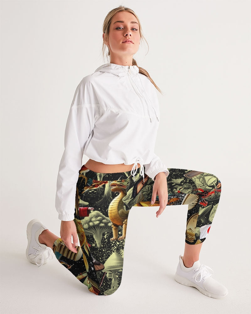 Trendy Abstrak Pattern Women's All-Over Print Track Pants