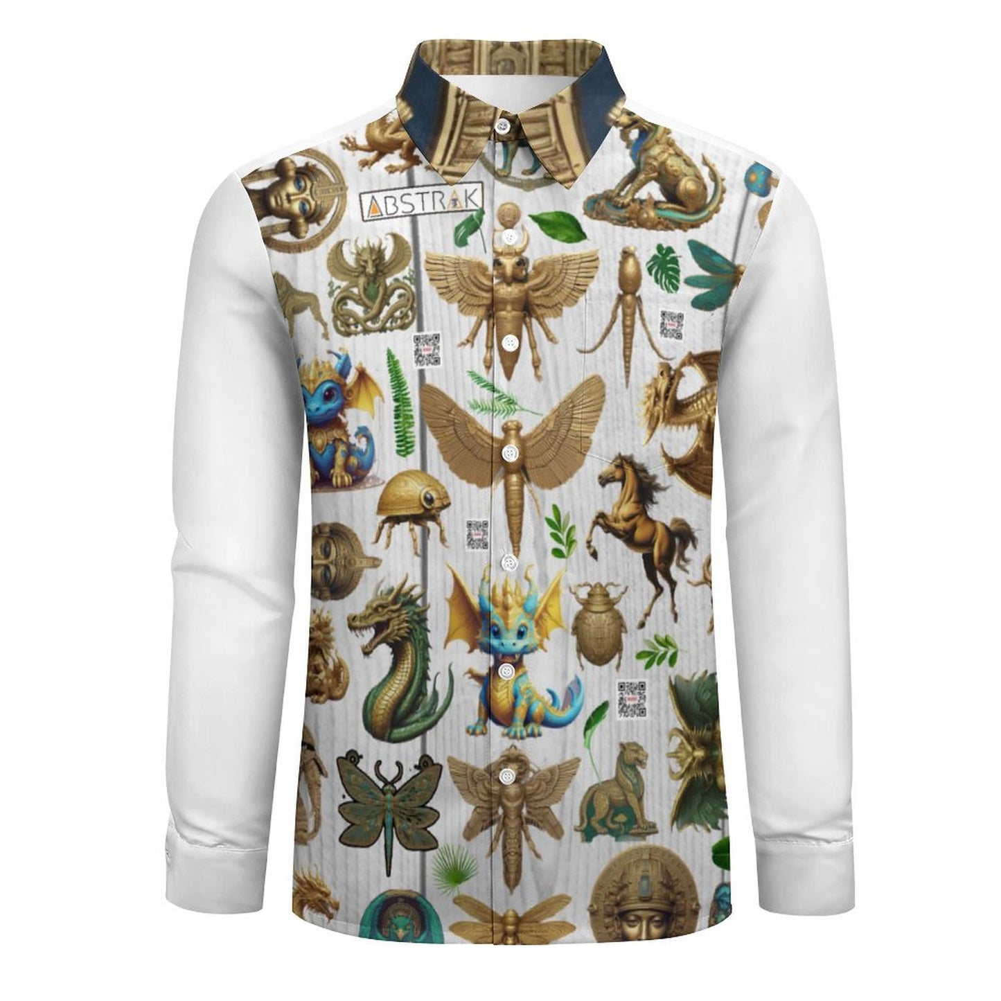 Men's Long Sleeve Shirt with Pocket LS (All-Over Printing)