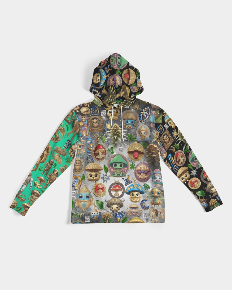 Mushroom Abstak Collection Men's All-Over Print Hoodie