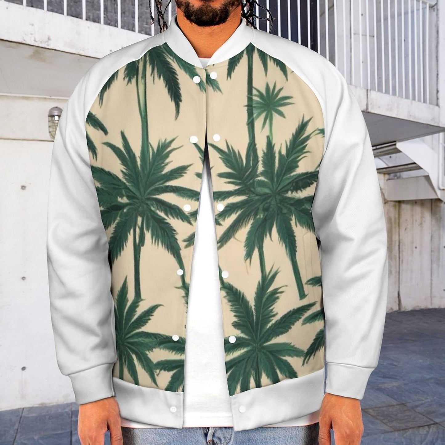 Men's Baseball Jacket (All-Over Printing)