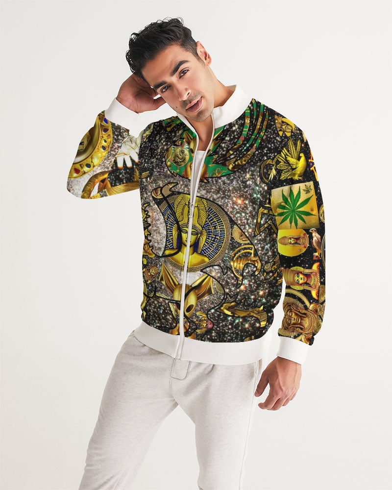 Ancient Abstrak Men's All-Over Print Track Jacket