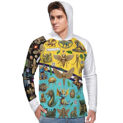 Men's Long Sleeve Hoodie NZ145 (All-Over Printing)