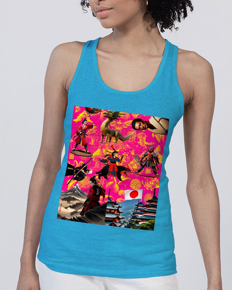 Trendy Abstrak Pattern Unisex Jersey Tank | Bella + Canvas