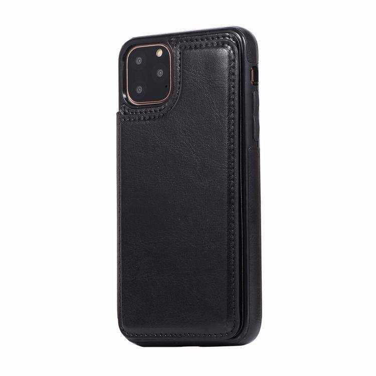 Solid Color Leather Flip Case Cover for iPhone 11 12 13 Pro 7 8 PLUS X XS Max XR