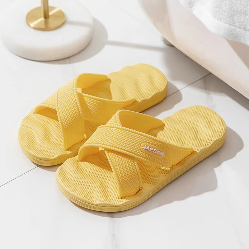 Summer Men Women Home Slippers Soft Indoor House Shoes Slides Guest Shoes Sleepers Slipers Bathroom Room Bedroom