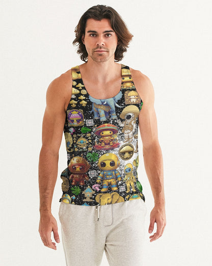 Elephant Collection Men's All-Over Print Tank