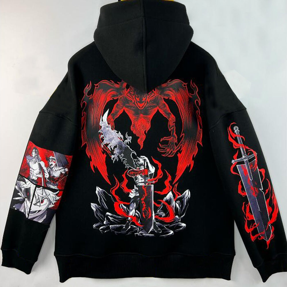 Black Clover Hoodie Man Woman Fashion Anime Clothes