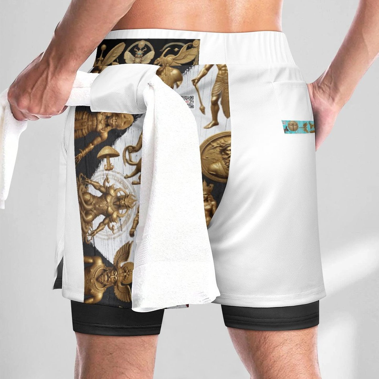 Men Beach Shorts with 4 Pockets DS076