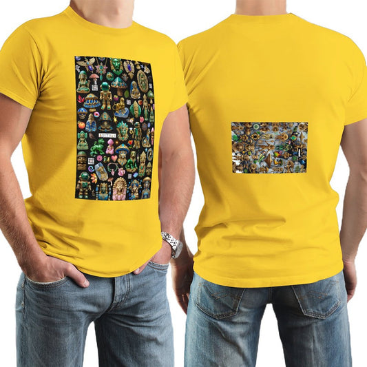 DTG 150gsm Short Sleeve Tshirt Men (High Definition & Dual-sided Printing)