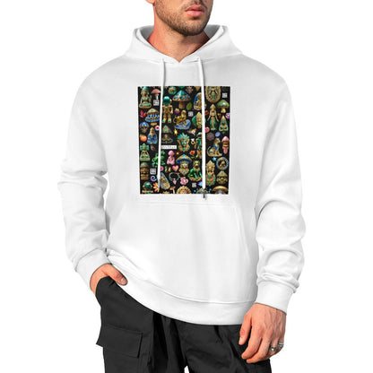 DTF 250gsm Cotton Men's Hoodie with Pocket (Front Printing)