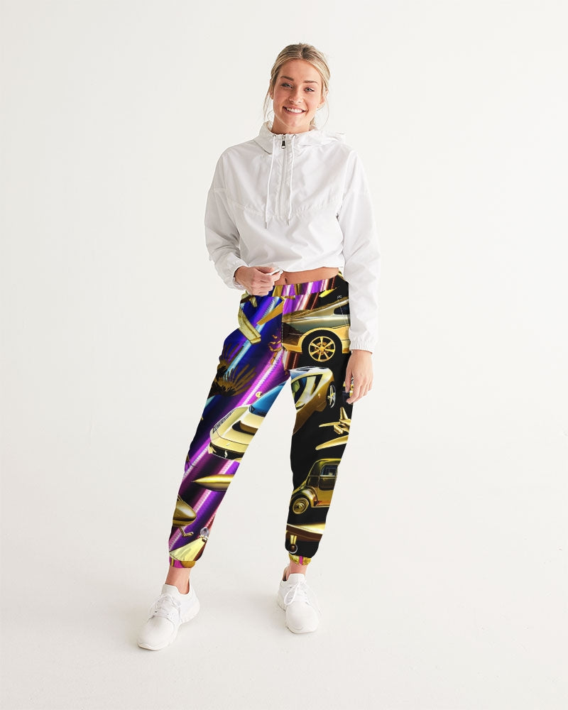 Robotic Abstrak Women's All-Over Print Track Pants