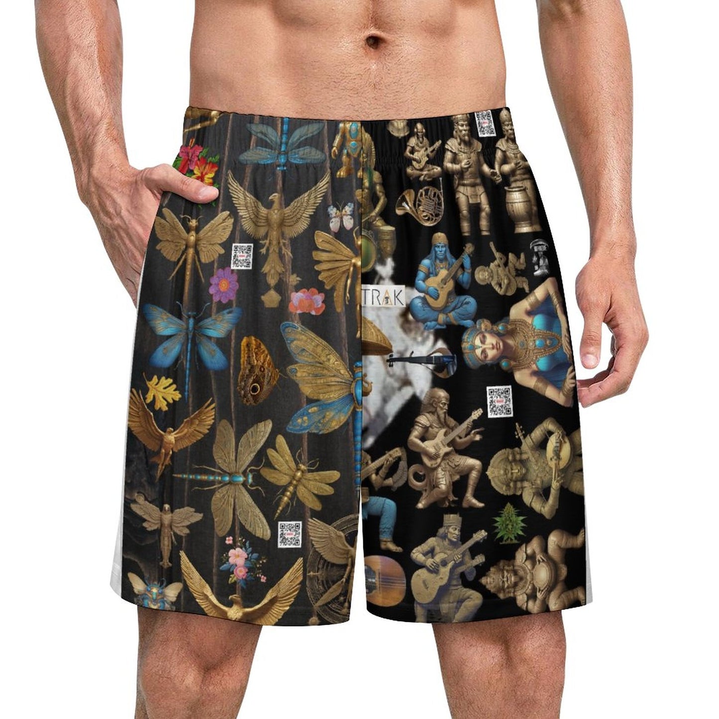 170gsm Pajama Shorts for Men LM012 (All-Over Printing)