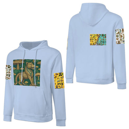 DTF 250gsm Cotton Men's Hoodie with Pocket (Dual-sided+Sleeve Printing)