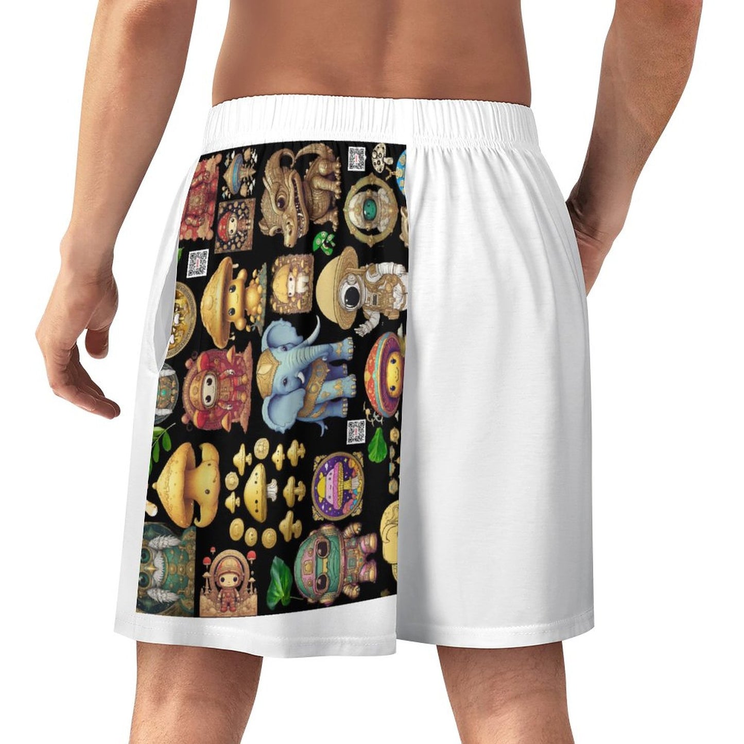 170gsm Pajama Shorts for Men LM012 (All-Over Printing)