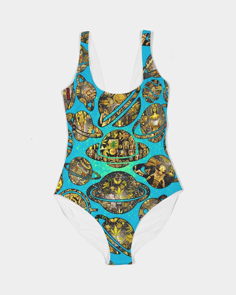 Ancient Abtsrak Women's All-Over Print One-Piece Swimsuit