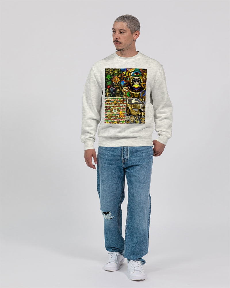 Outer Space Abstrak Unisex Premium Crewneck Sweatshirt | Lane Seven