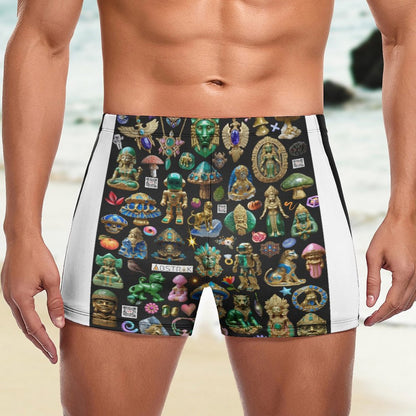 Fashionable Men's  boardshorts Swim Trunks DN003 (All-Over Printing)