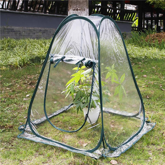 Foldabel Garden Plant Cover Transparent Winter Freeze Frost Protection Warm Cover