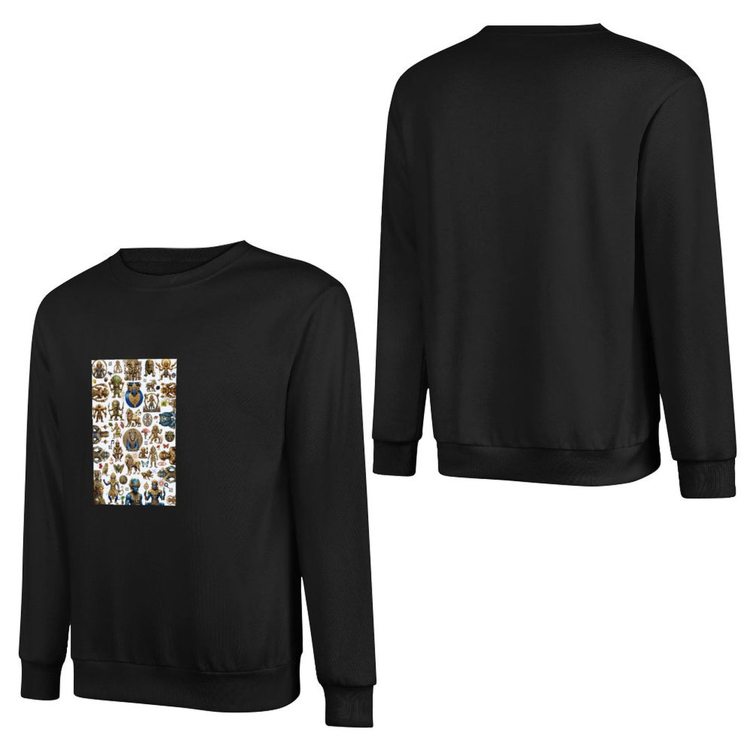 DTF 250gsm Cotton Men's Sweatshirt (Front Printing)