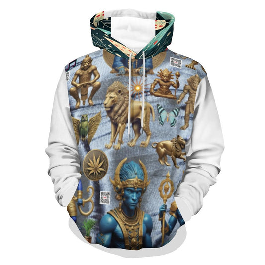 230gsm Men's Cool Hoodie with Double-layer Cap (All-Over Printing)