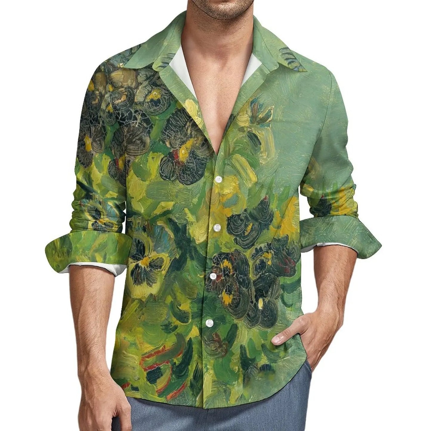 Autum Coconut Tree Shirts Flower For Men 3D Printed Men's Hawaiian Shirt Beach Long Sleeve Shirts Fashion Tops Tee Men's Blouse