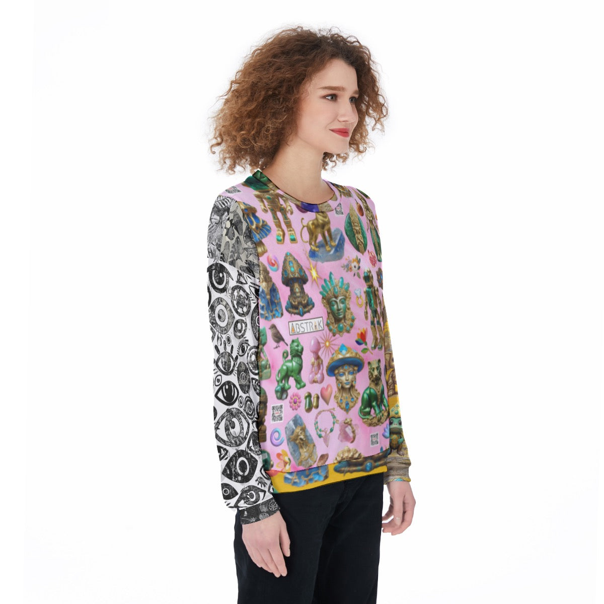 All-Over Print Women's Thicken Sweater