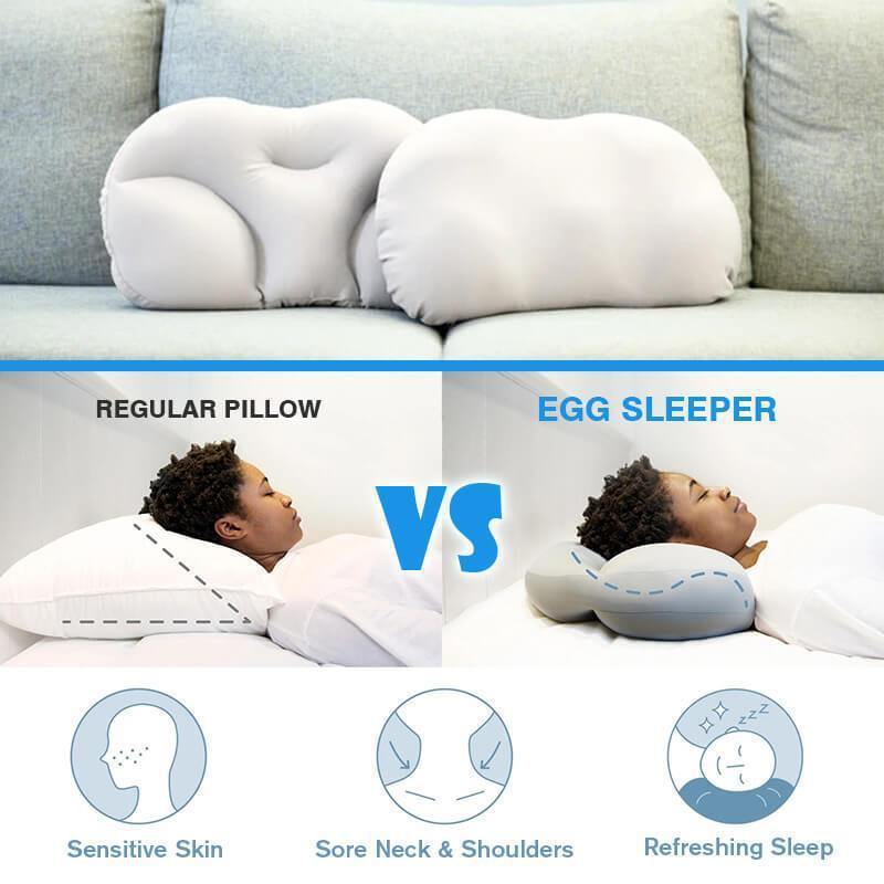 Comfortable Foam Soft Neck Egg Sleep Pillow