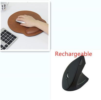 Ergonomic Vertical Wireless Mouse 6 Buttons Optical Mice