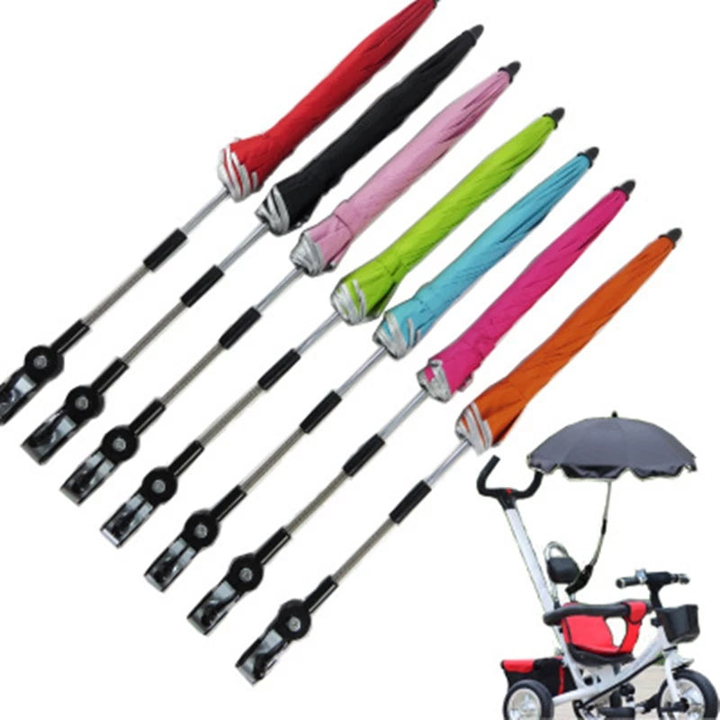 360 Degrees Pram Umbrellas Cart Accessories Adjustable Stroller Umbrella