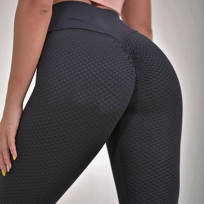 Plaid Leggings Fitness Yoga Pants Women's Seamless High Waist Breathable Gym Leggings