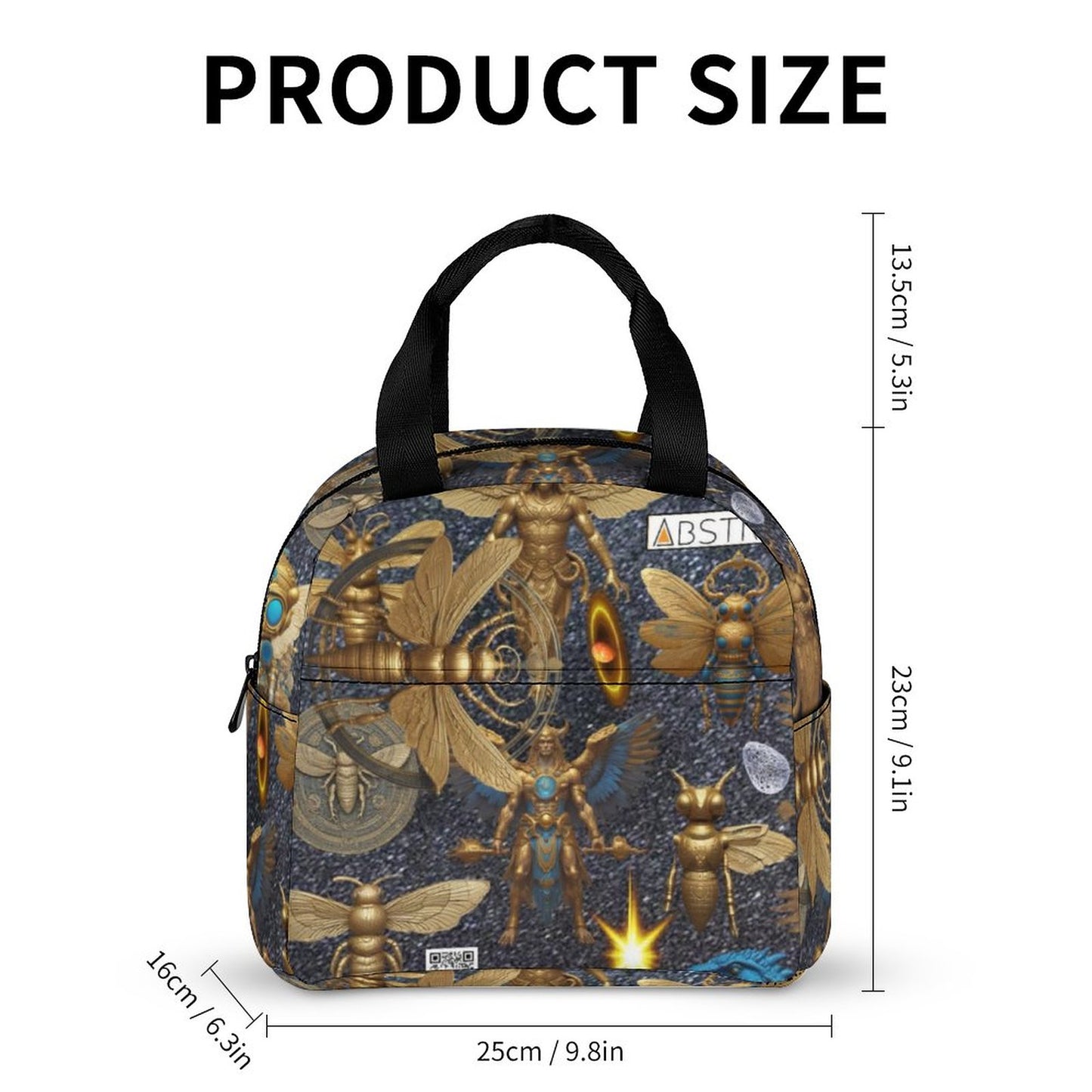 Large Insulated Lunch Totes for Adults (All-Over Printing)