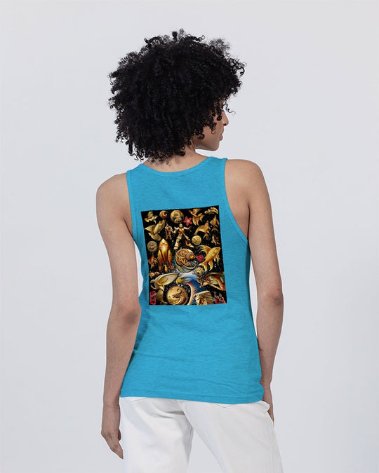 Trendy Abstrak Pattern Unisex Jersey Tank | Bella + Canvas