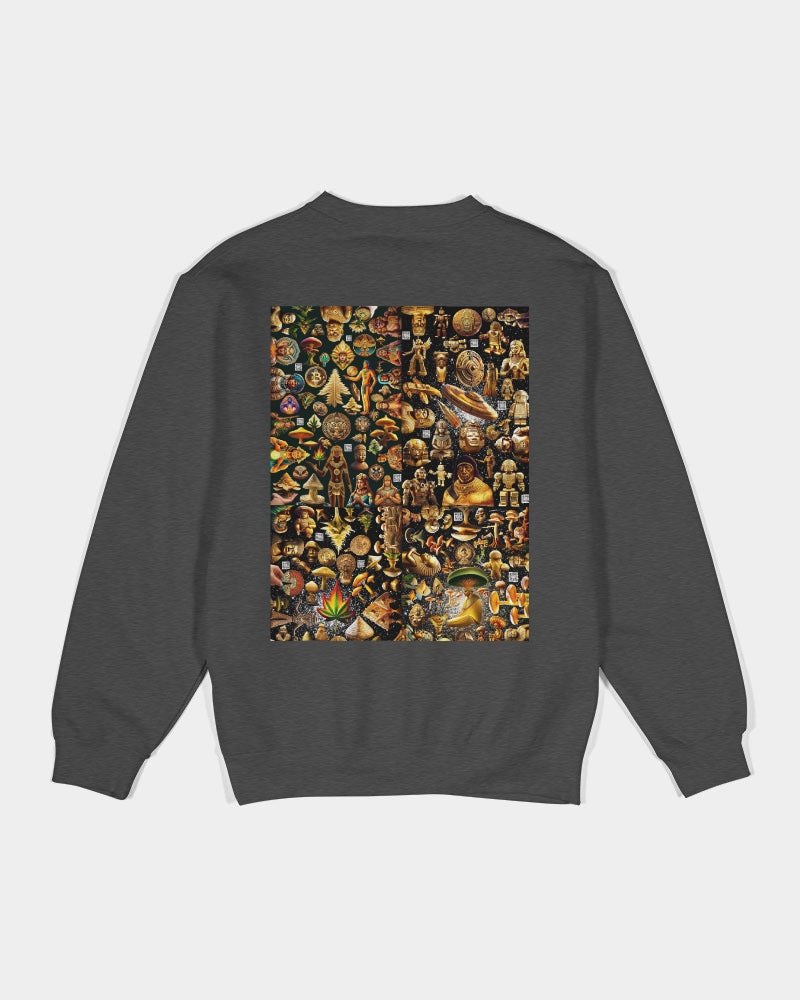 Hybrid Abstrak Unisex Premium Crewneck Sweatshirt | Lane Seven