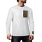 DTF 160gsm Cotton Men's Long Sleeve T-shirt (Front+Sleeve Printing)