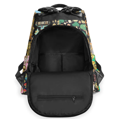 New Travel PU Daypack Anti-theft Backpack