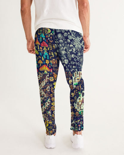 Abstraknyc Men's All-Over Print Joggers