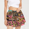 Abstrak dragonfly Women's All-Over Print Ruffle Shorts