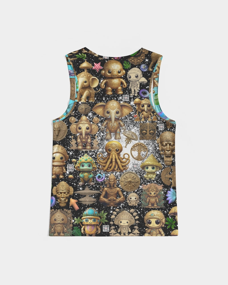 Elephant Collection Men's All-Over Print Sport Tank