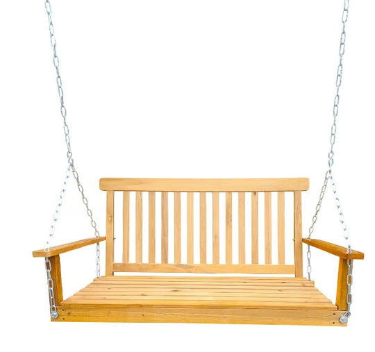 Front Porch Swing With Handrails