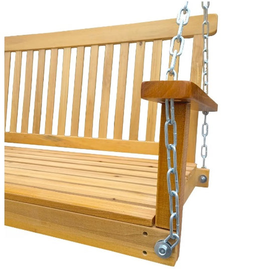 Front Porch Swing With Handrails