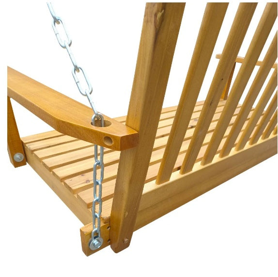 Front Porch Swing With Handrails